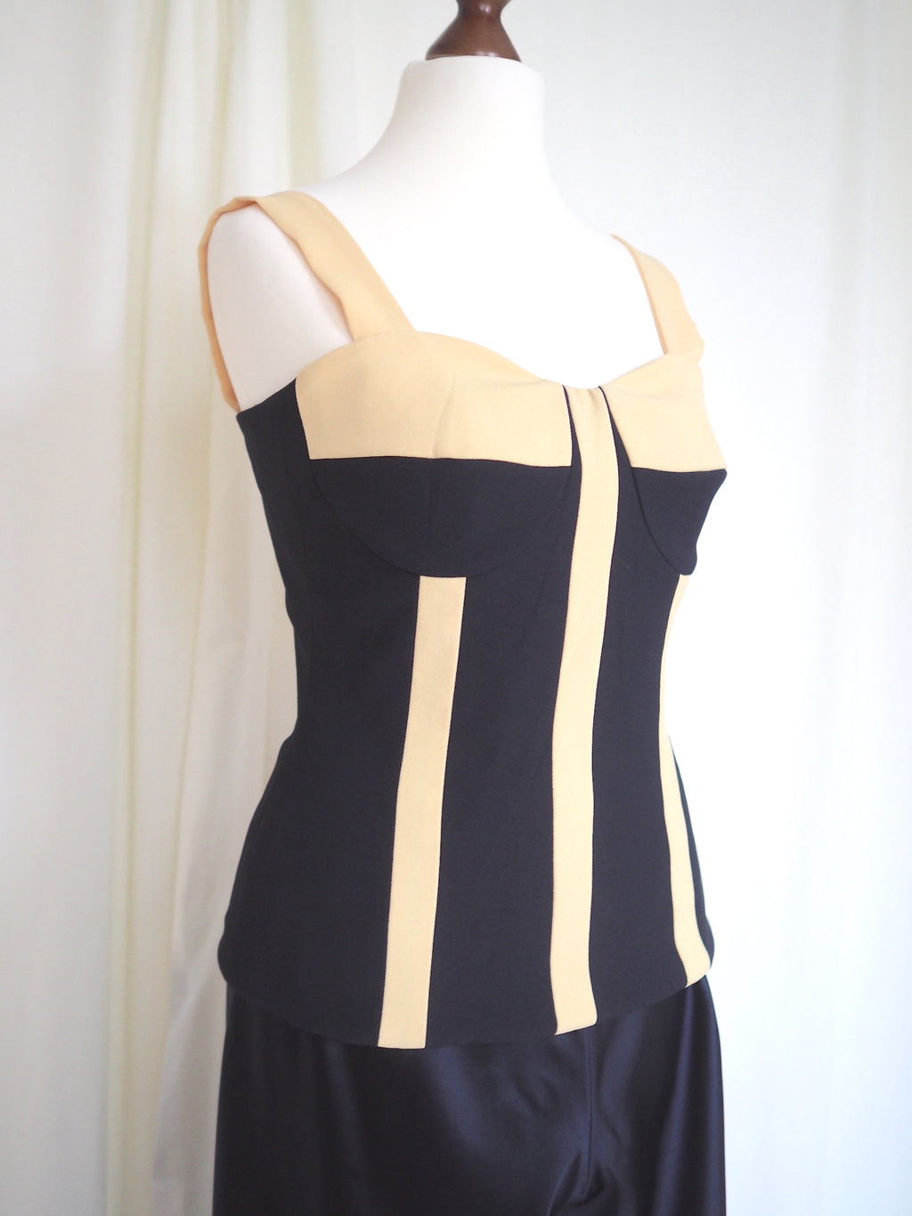 Corset-inspired Top