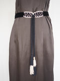 Vintage Velvet Tassel Belt