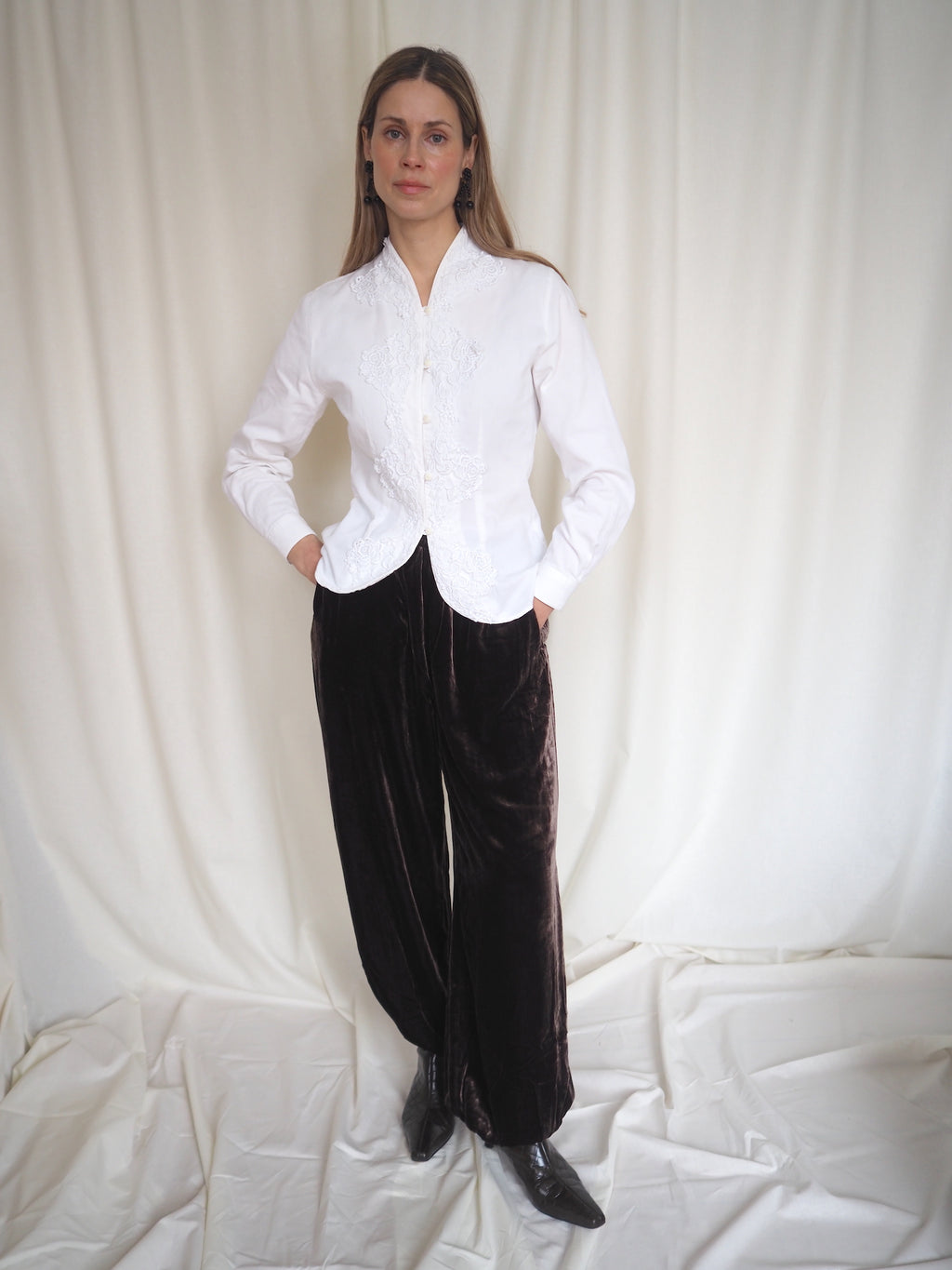 Embroidered Vintage Blouse