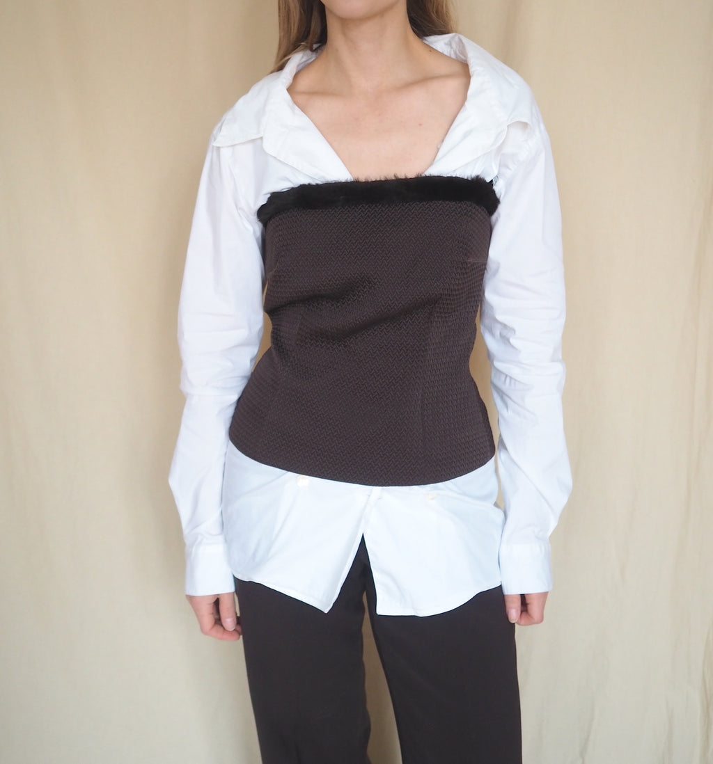 Faux Fur Bustier