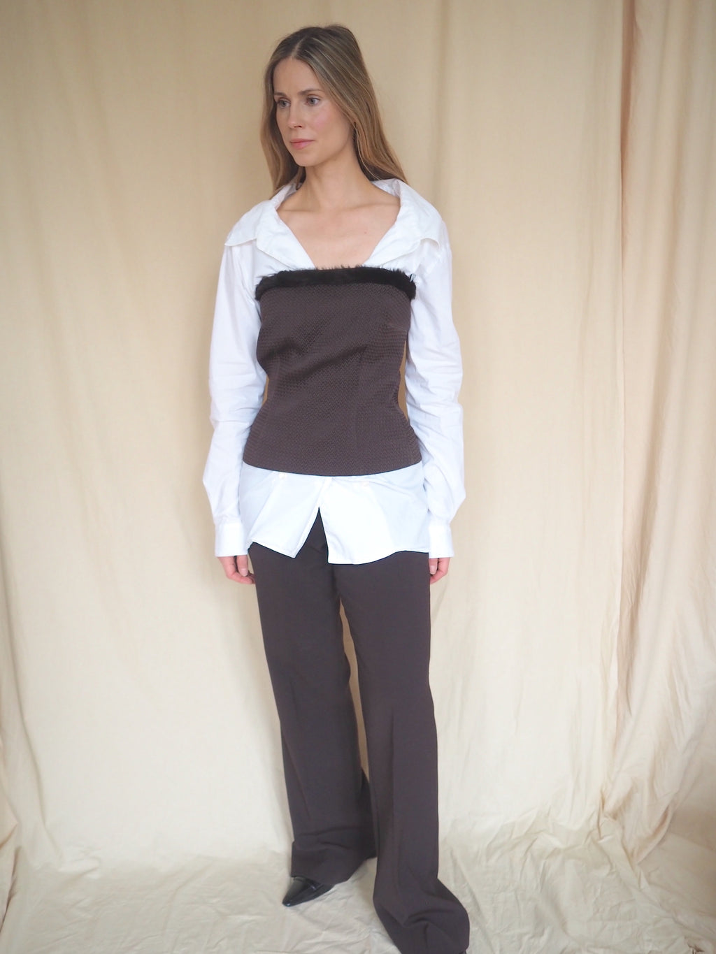 Faux Fur Bustier