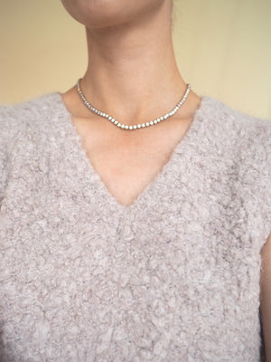Stone Tennis Necklace