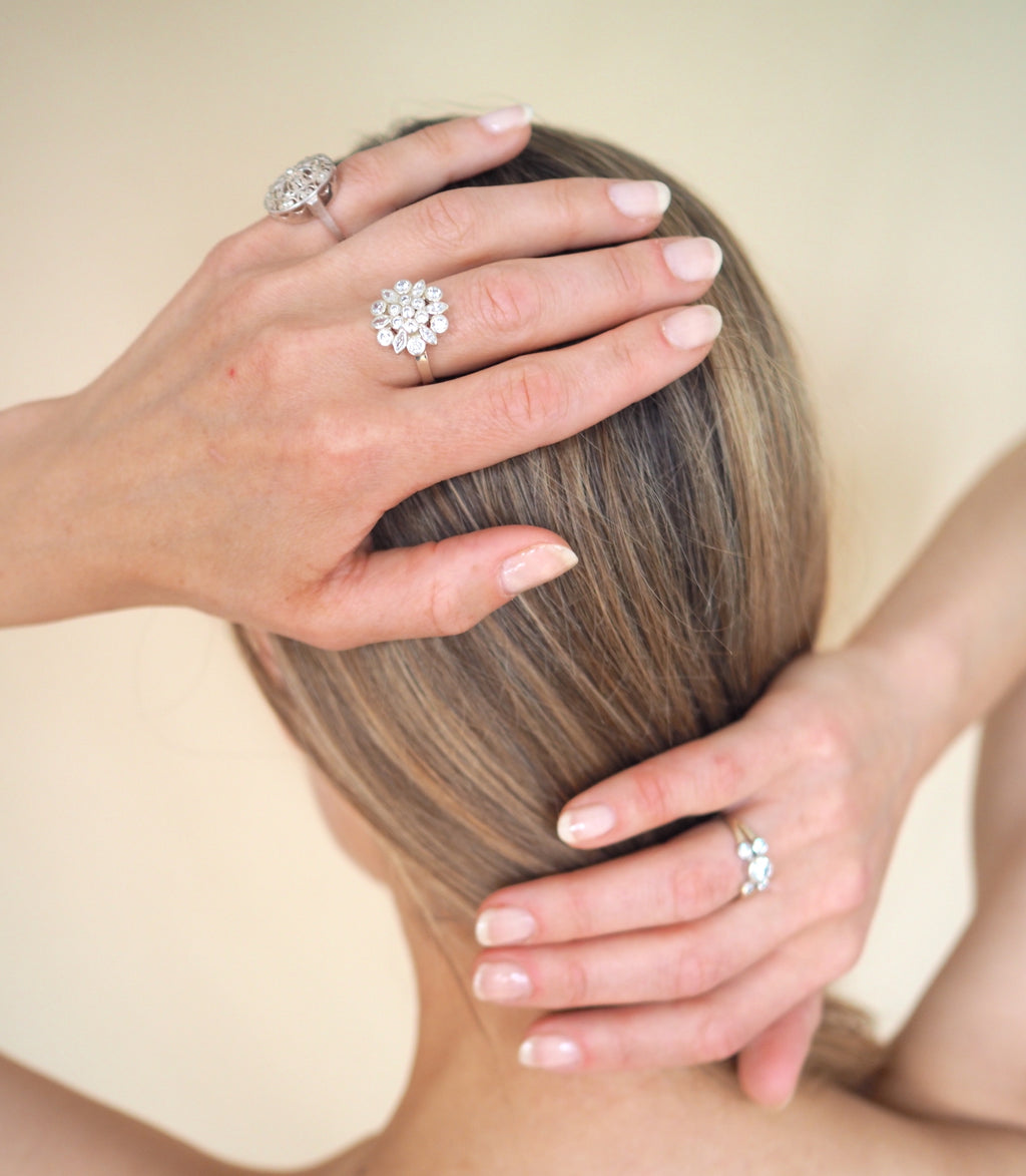 Flower Stone Ring