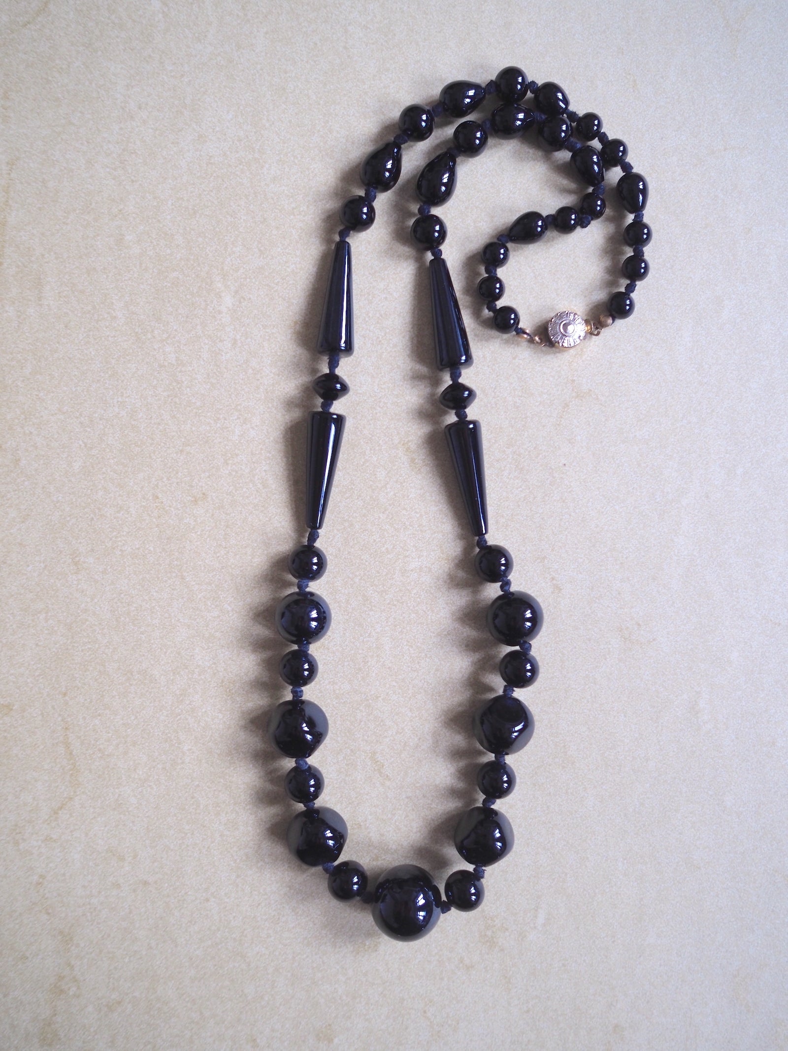 Vintage Glass Beads Necklace