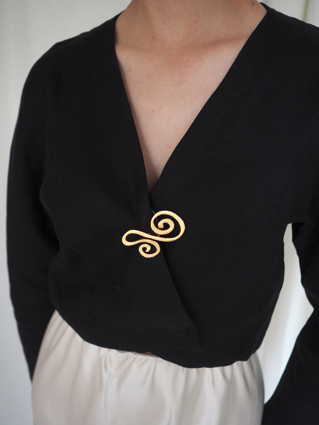 Vintage Spiral Brooch