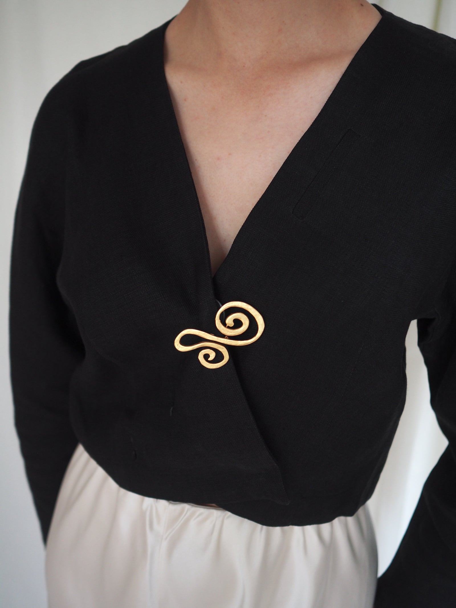 Vintage Spiral Brooch