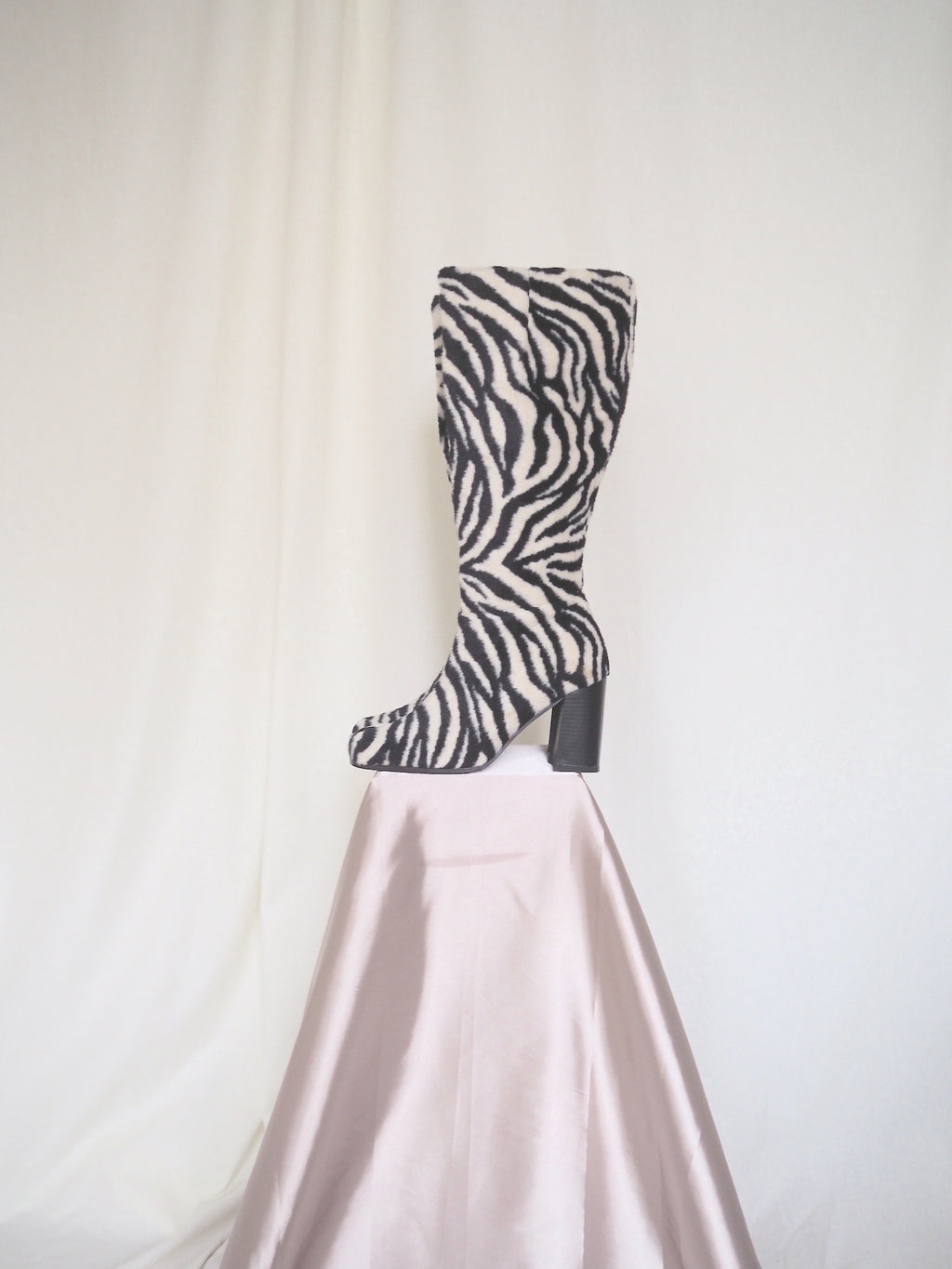 Zebra-Print Boots (39)