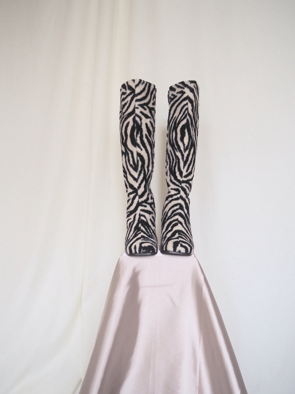 Zebra-Print Boots (39)