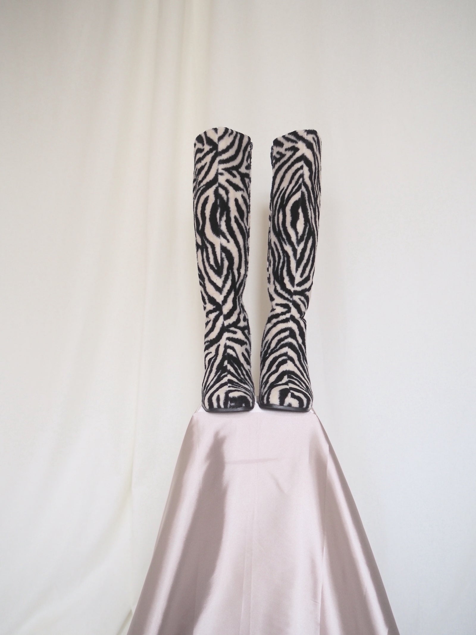 Zebra-Print Boots (39)
