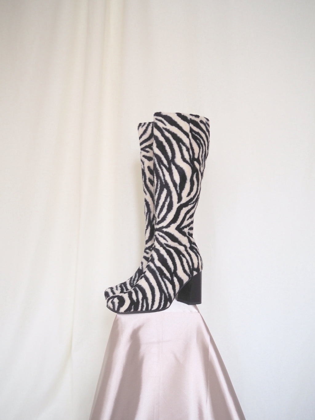 Zebra-Print Boots (39)