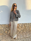 Cotton Fringe Jacket 