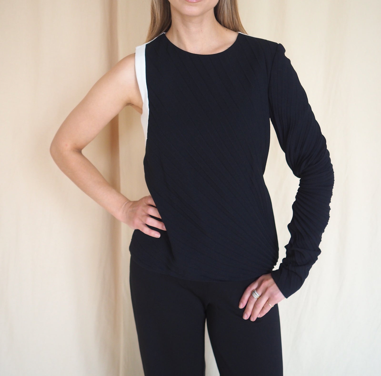 Emanuel Ungaro Pleated Top