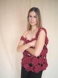 Hand-knitted Flower Vest