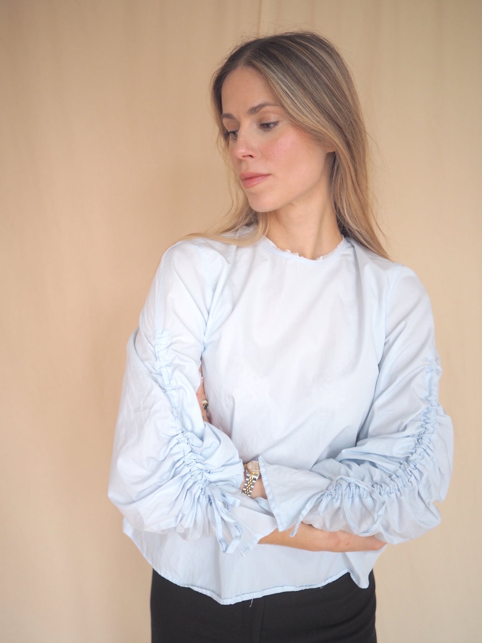House of Dagmar Ruffle Blouse