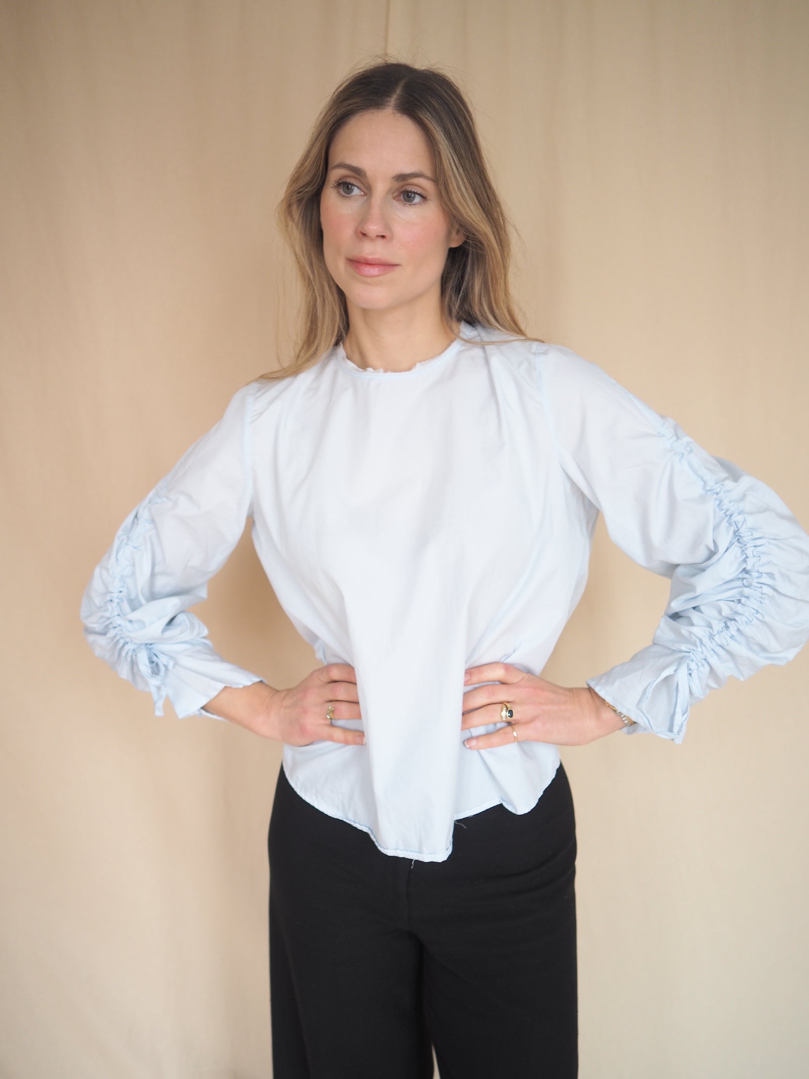 House of Dagmar Ruffle Blouse