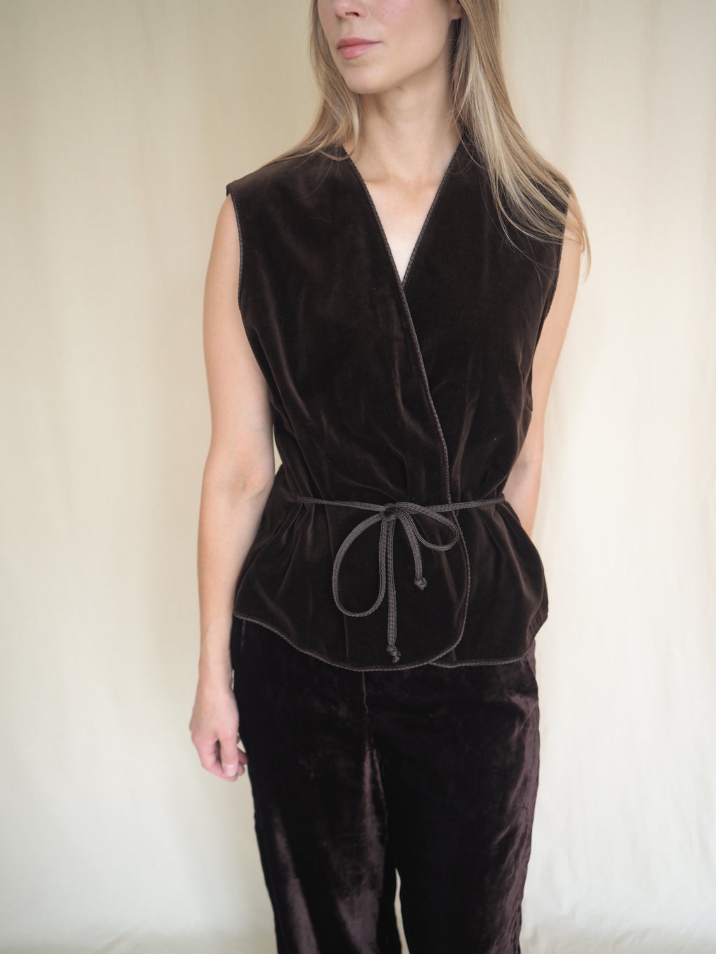 Vintage Velvet Vest