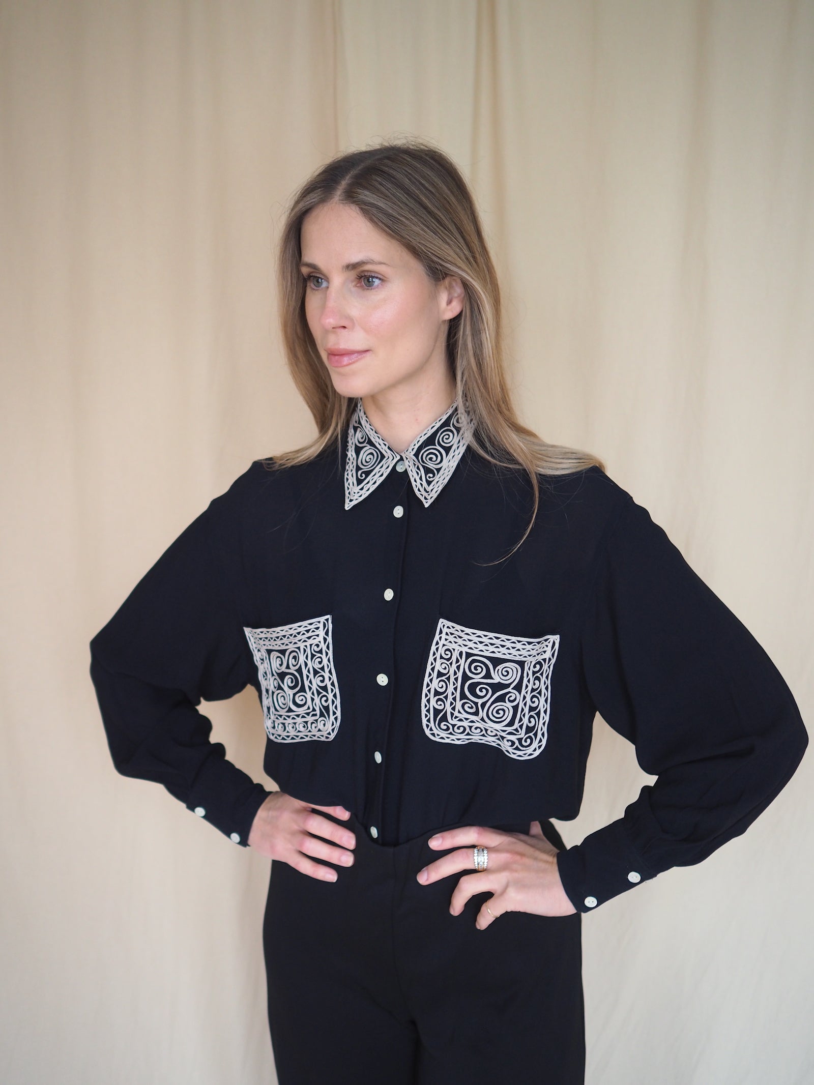 Vintage Embroidered Blouse