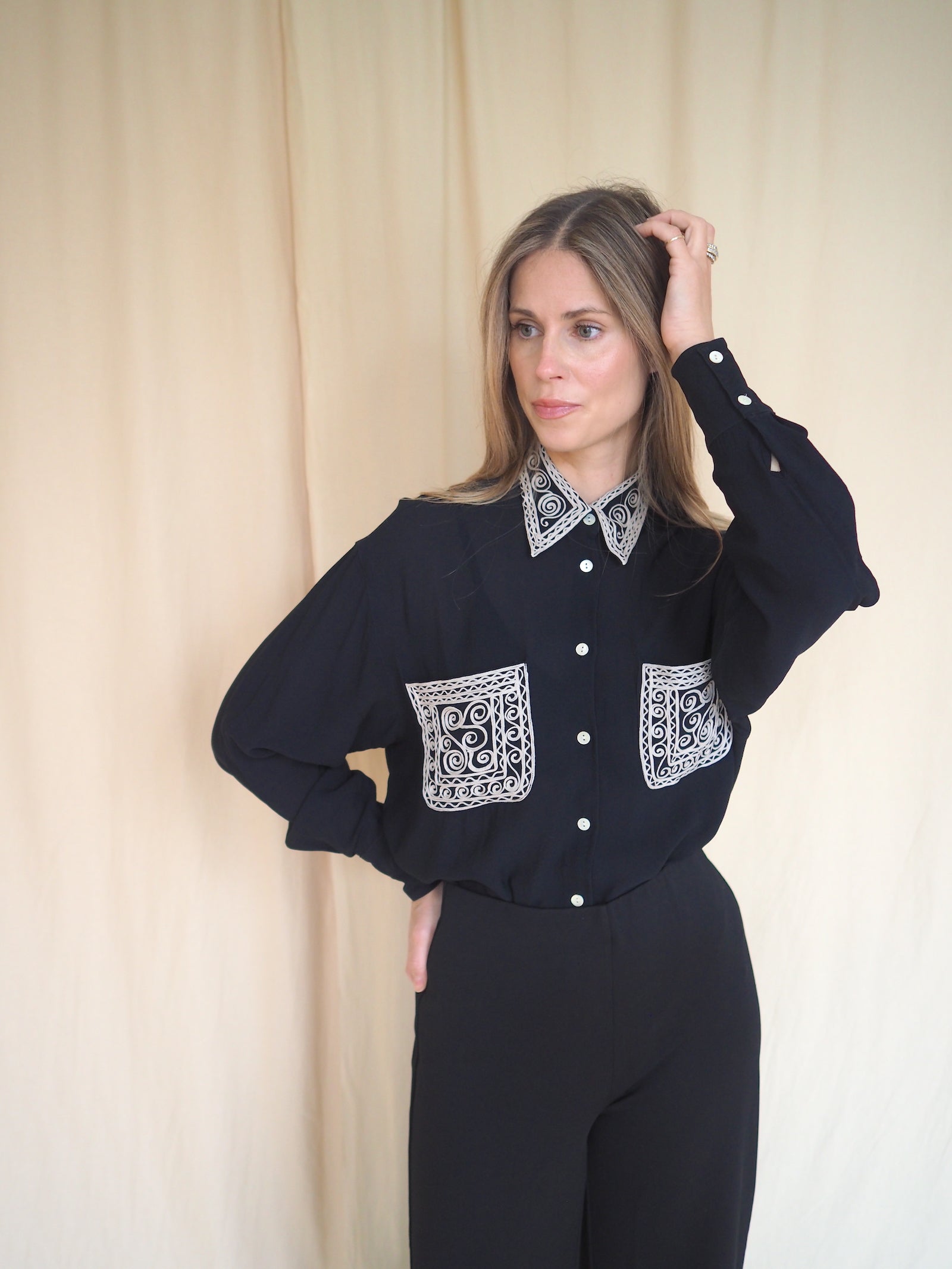 Vintage Embroidered Blouse