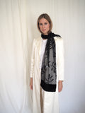 Velvet Flower Scarf