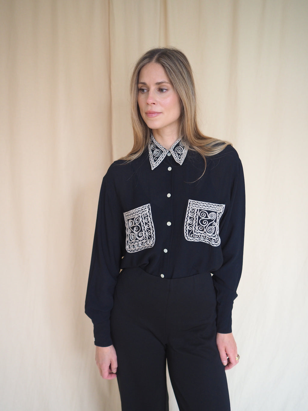 Vintage Embroidered Blouse