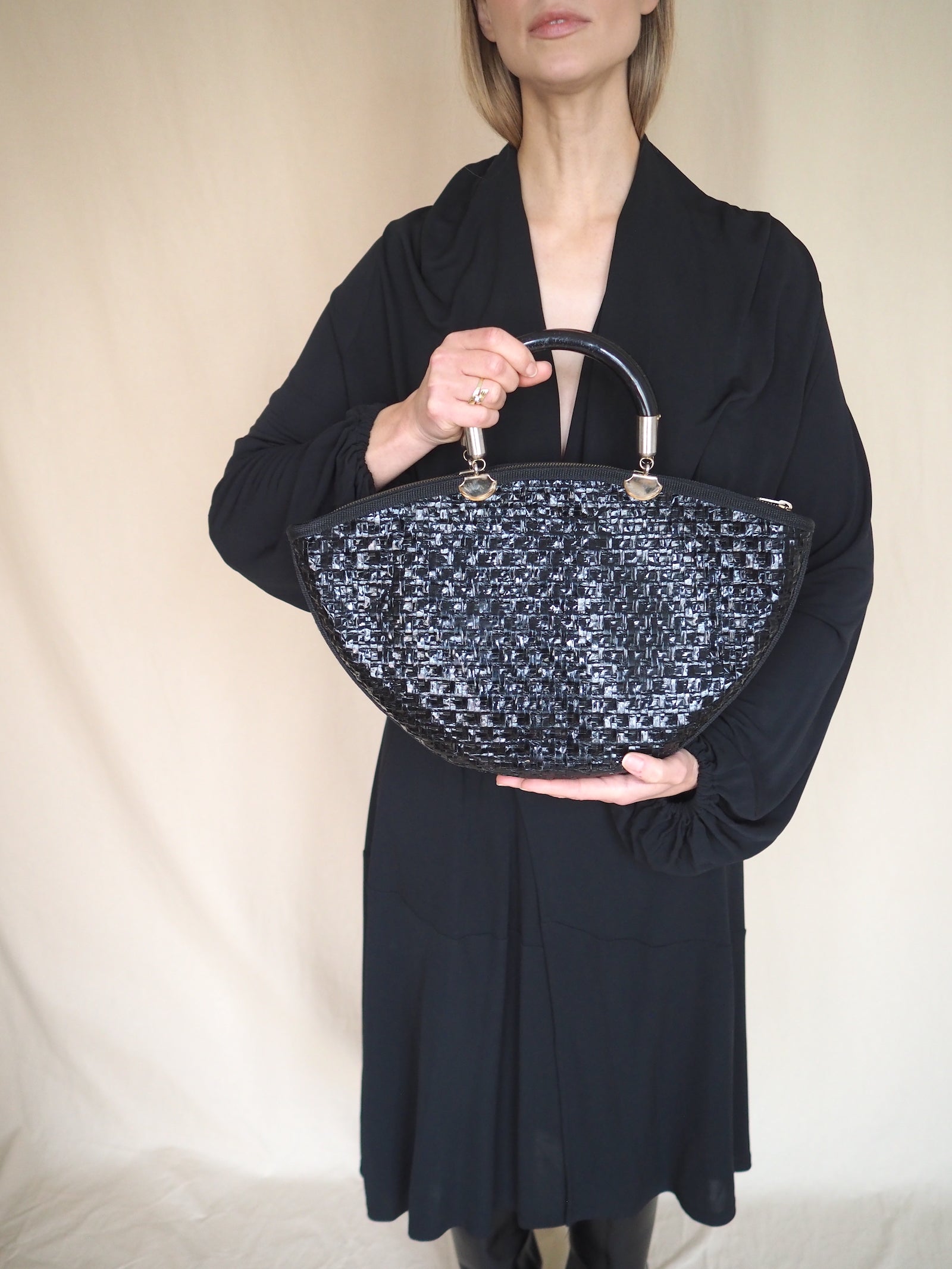 Italian Vintage Basket Bag