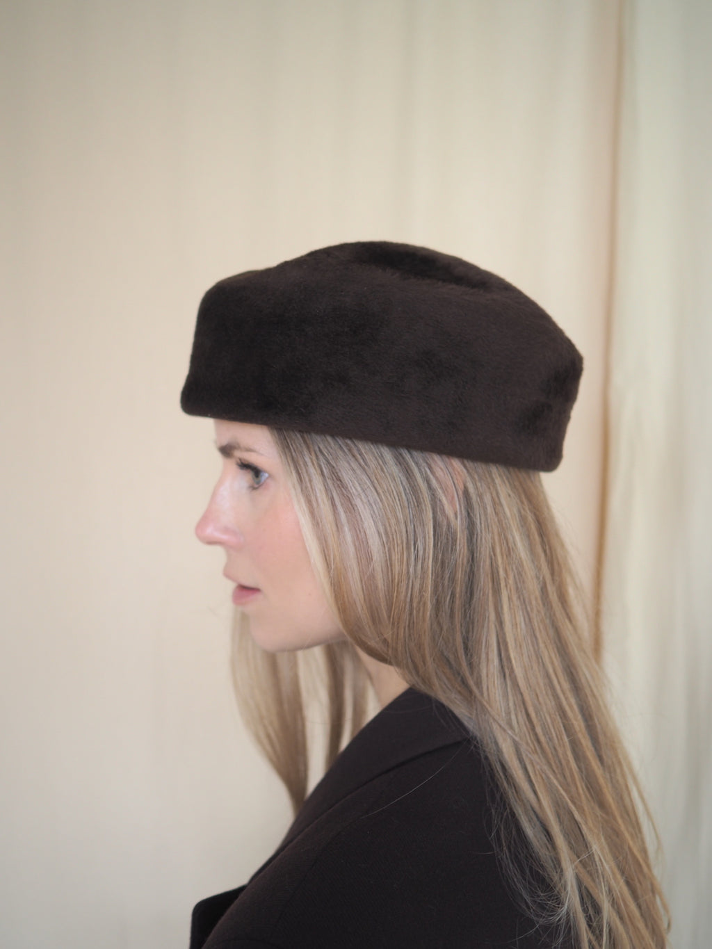 Faux Fur Vintage Hat