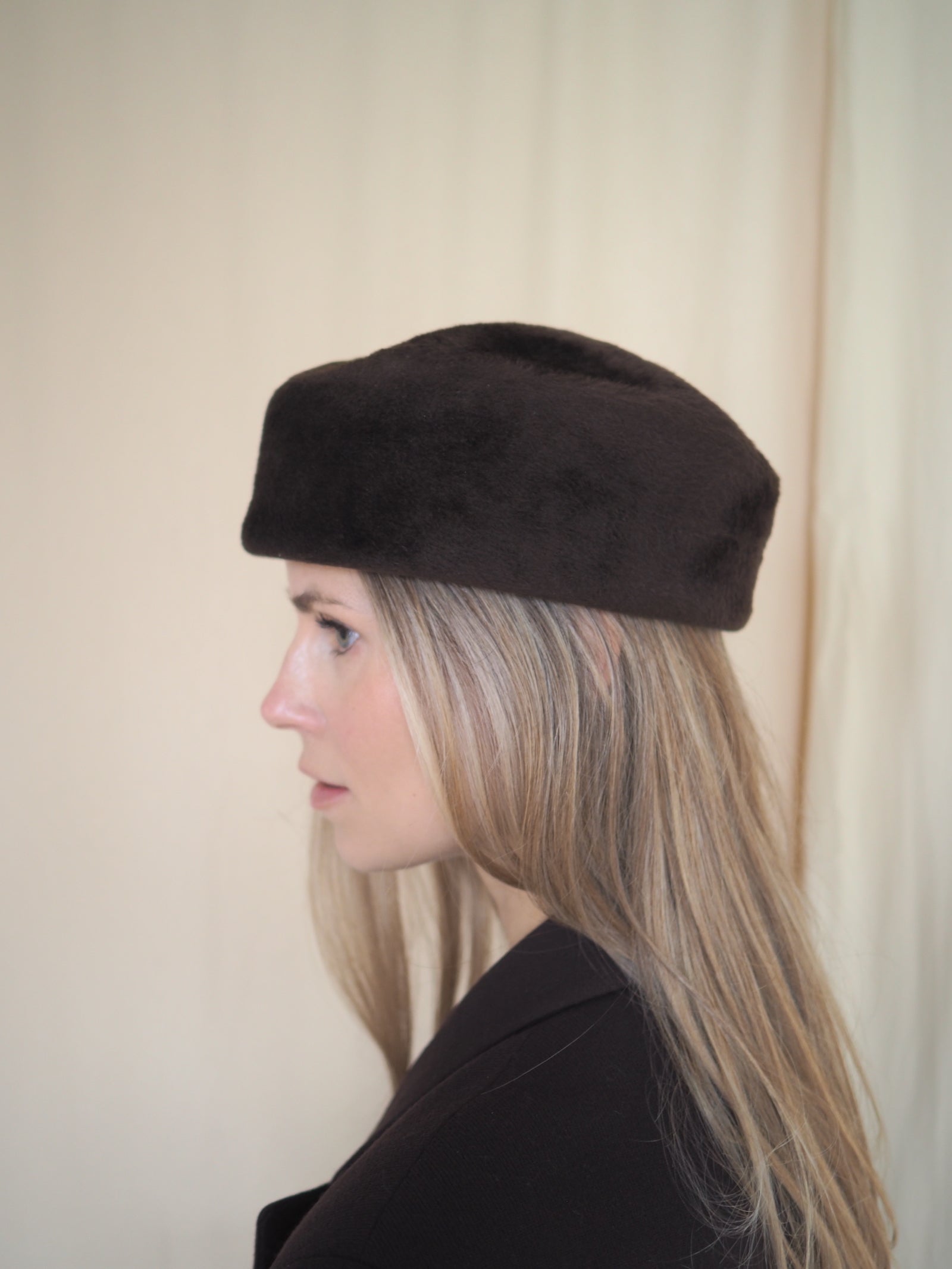 Faux Fur Vintage Hat