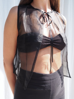 Silk Organza Vest