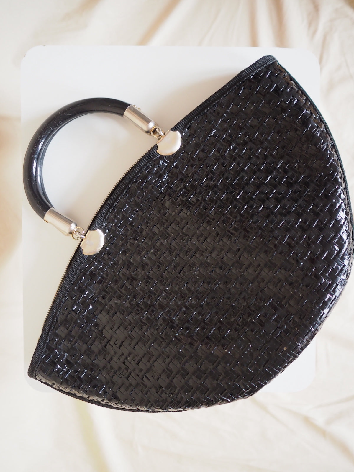 Italian Vintage Basket Bag