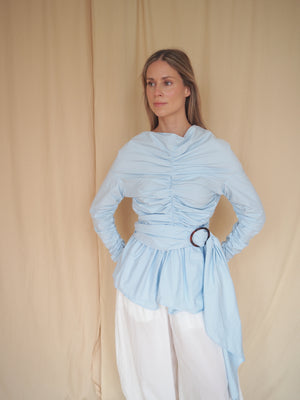 Isa Arfen Draped Blouse