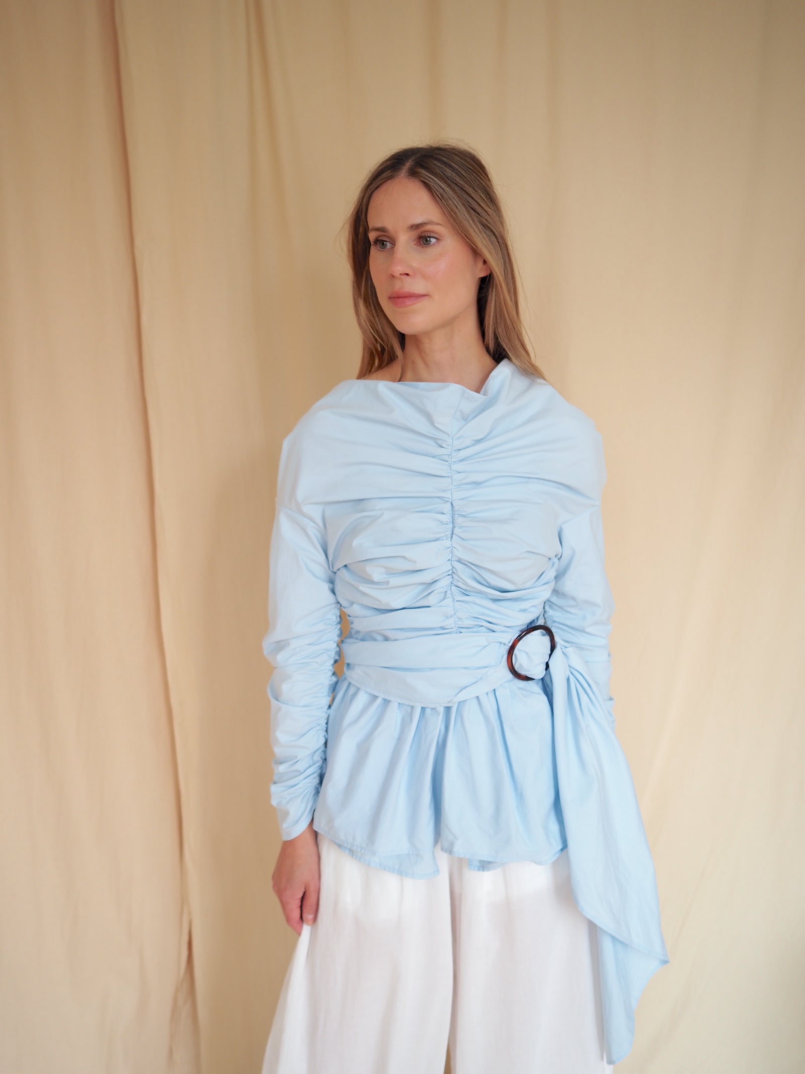 Isa Arfen Draped Blouse