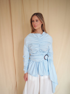 Isa Arfen Draped Blouse