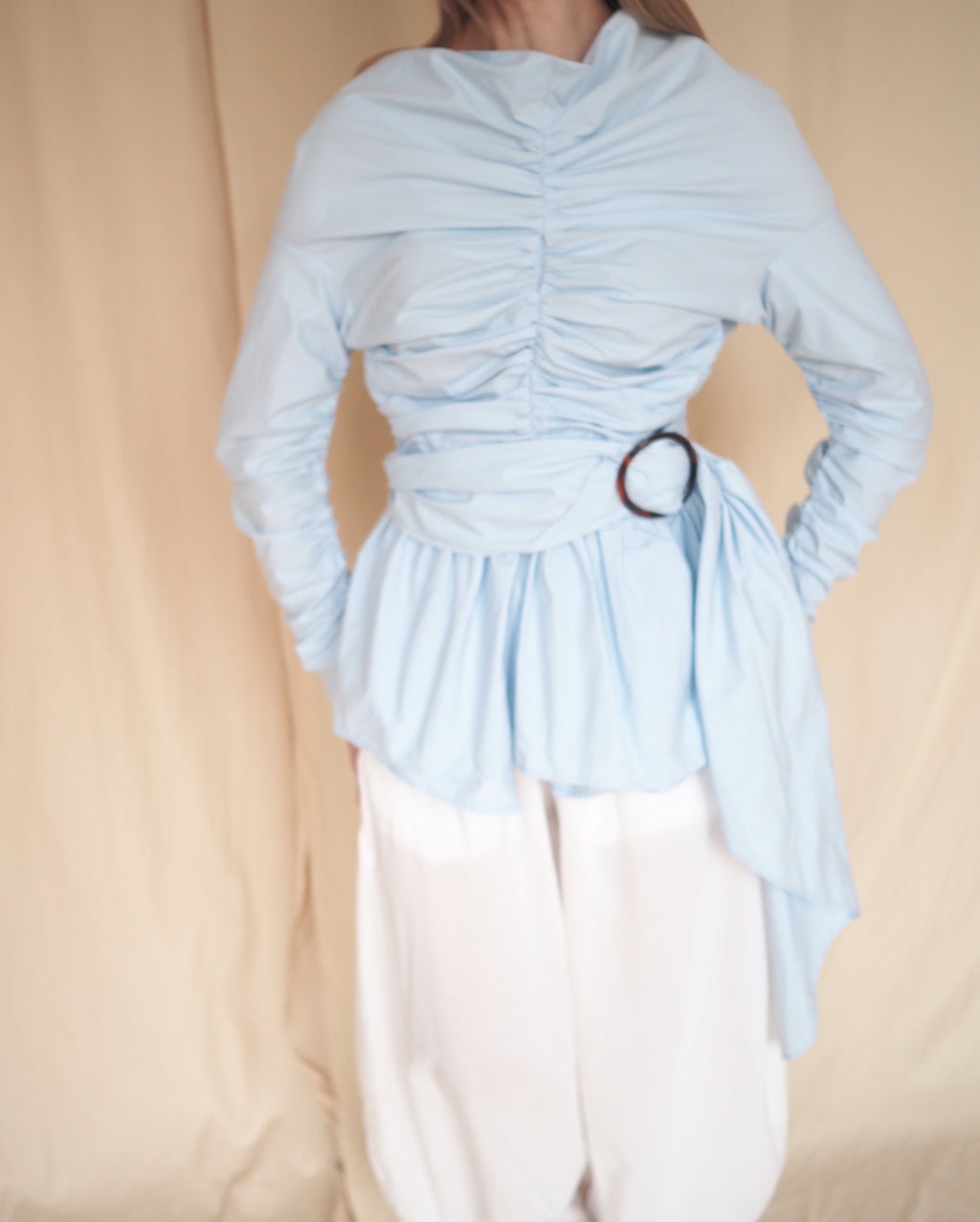 Isa Arfen Draped Blouse