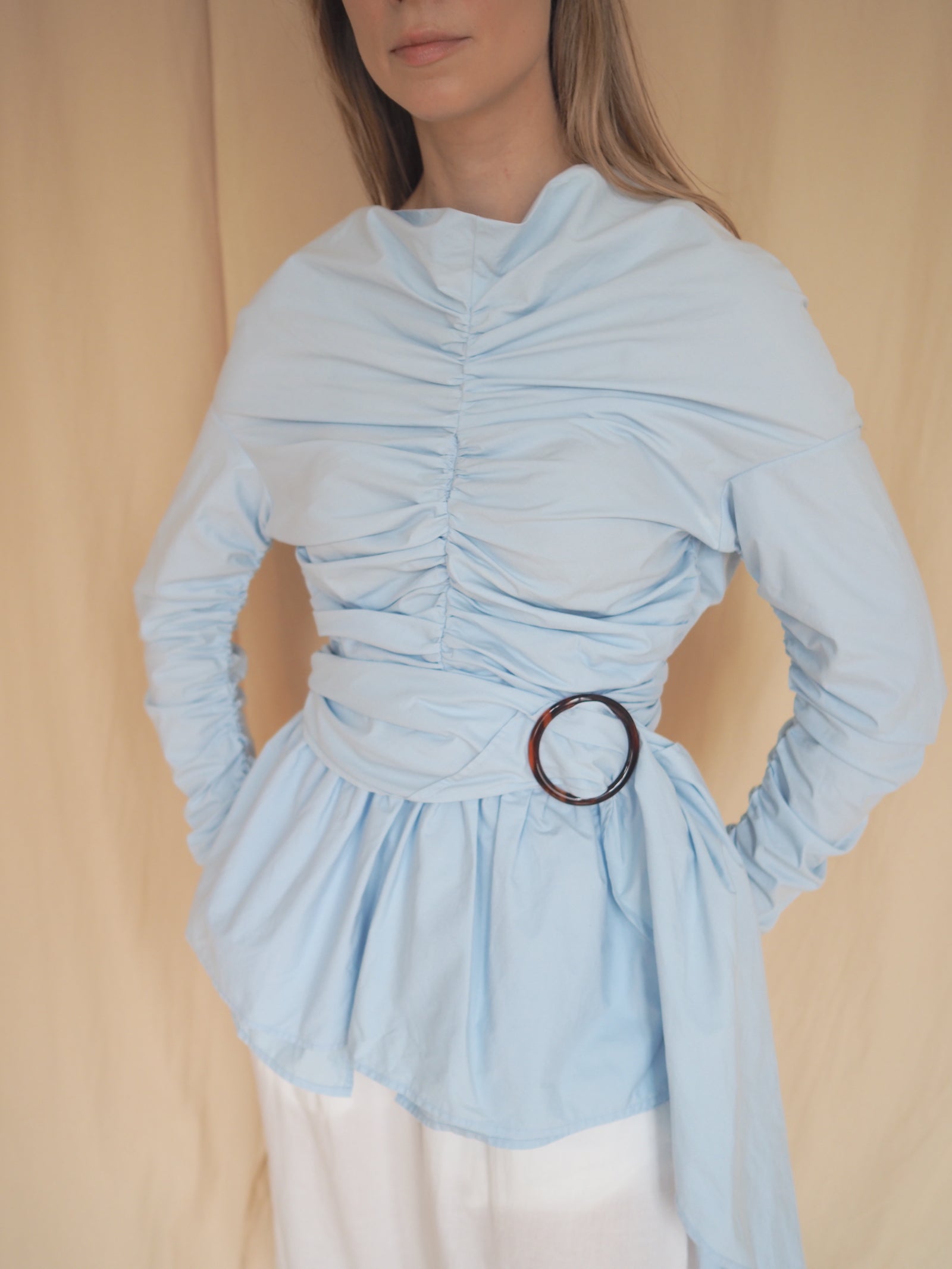 Isa Arfen Draped Blouse