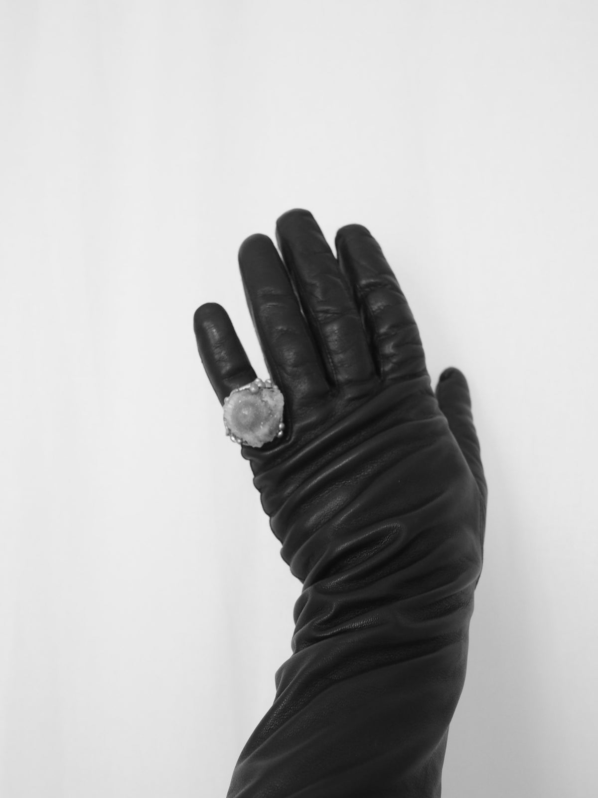Long Leather Gloves