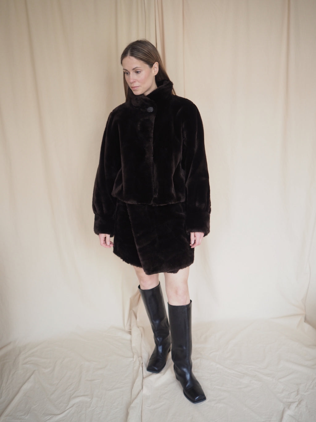 Vintage Faux Fur Set