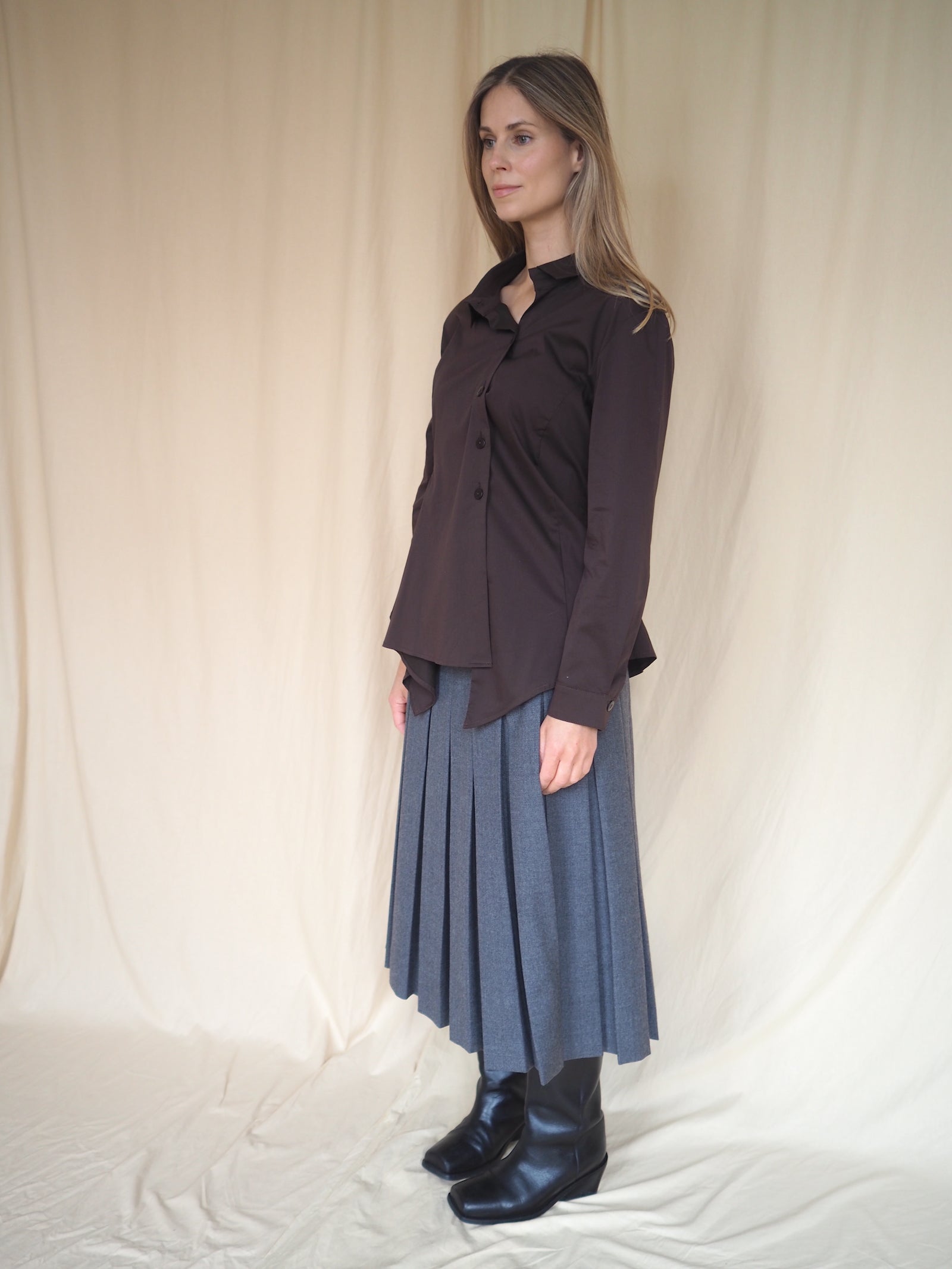 Valentino Pleated Skirt