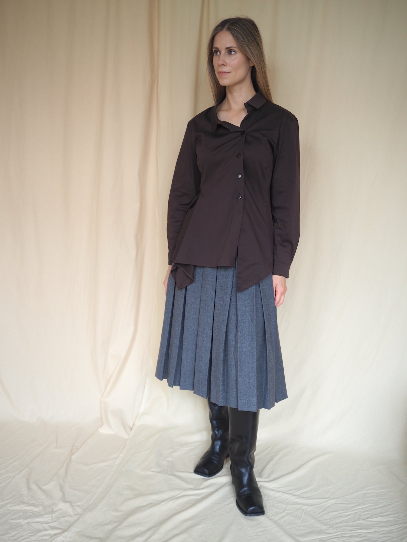 Valentino Pleated Skirt