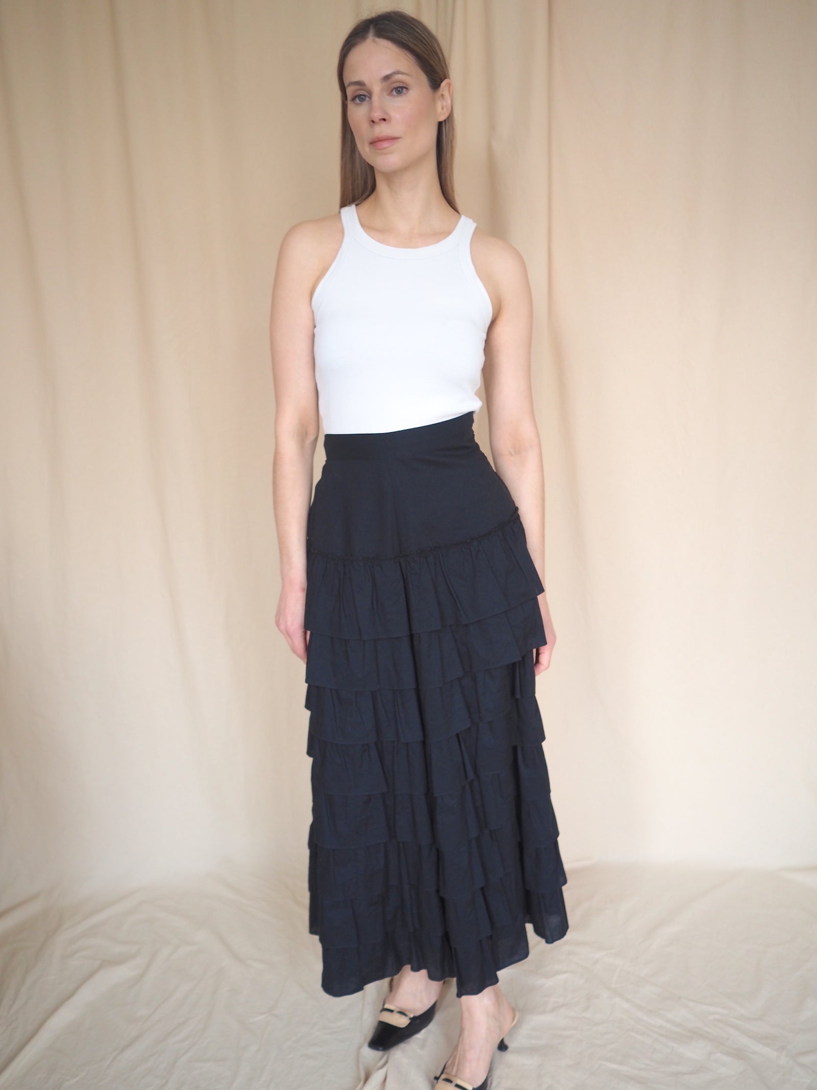 Anna Molinari Ruffle Skirt