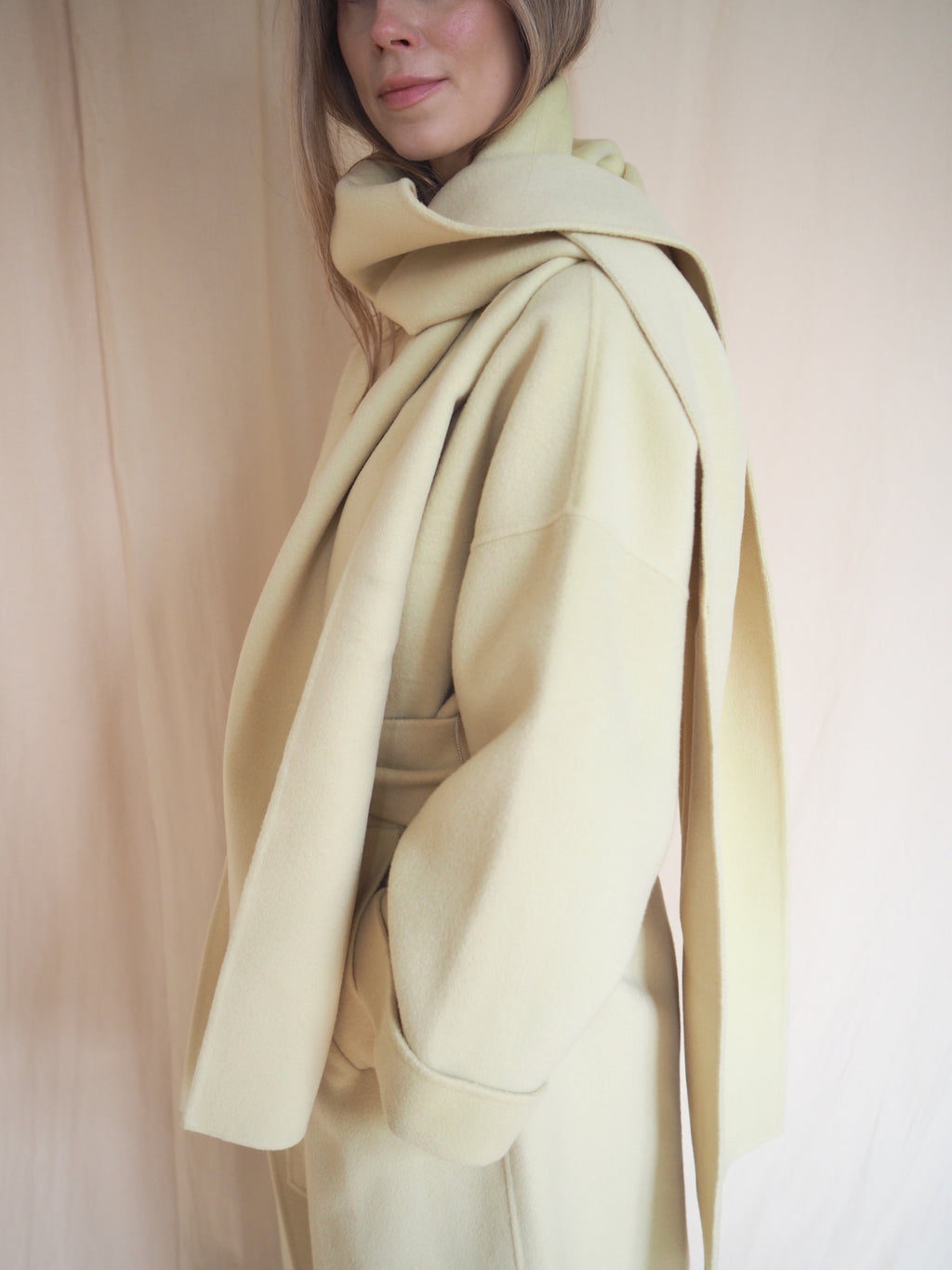 Oversize Coat with Cape