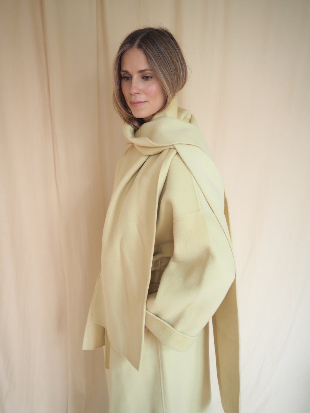 Oversize Coat with Cape