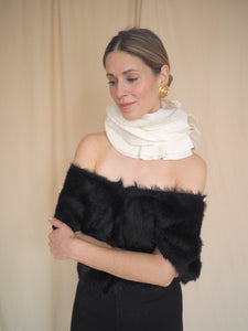 Boiled Wool Loop Scarf