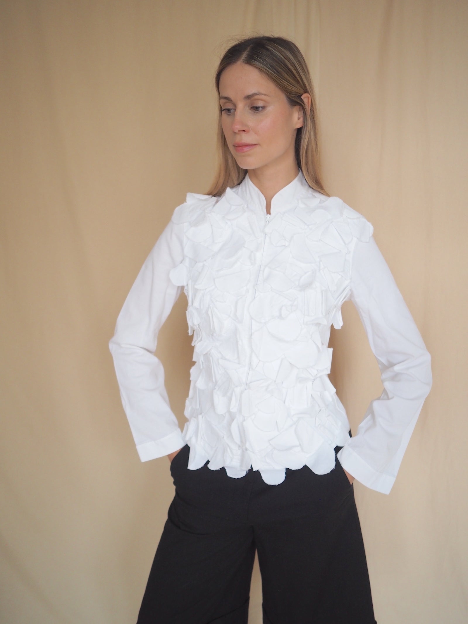 Anne Fontaine Flower Shirt