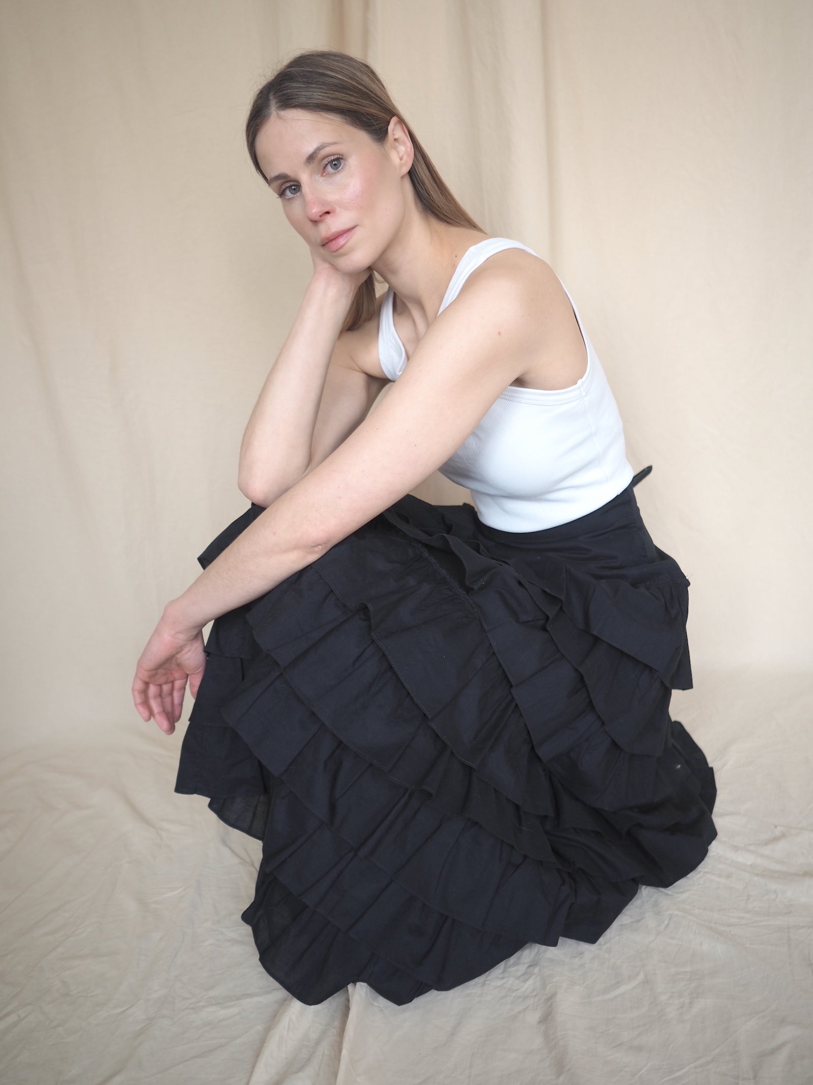 Anna Molinari Ruffle Skirt