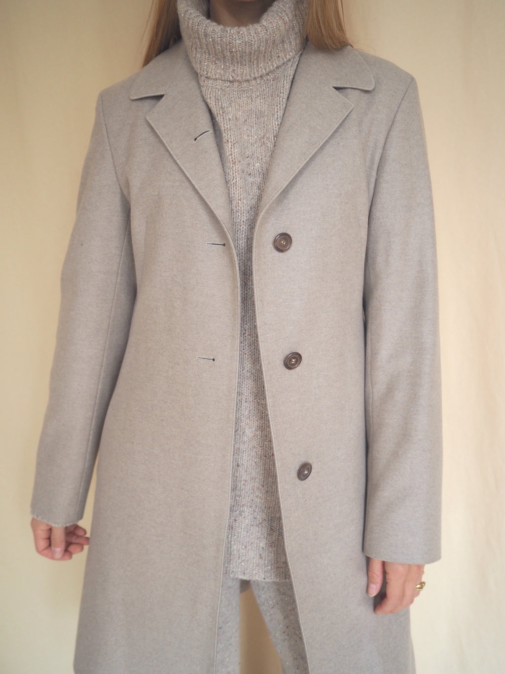 Jil Sander Wool-Angora Coat