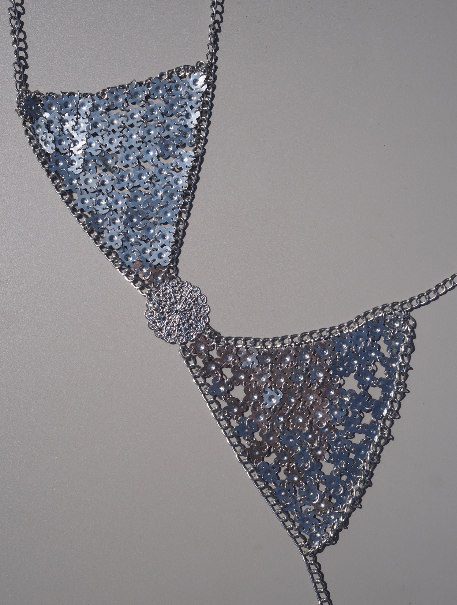 Statement Silver Bra