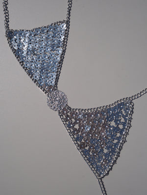 Statement Silver Bra