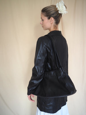 Mesh Leather Jacket