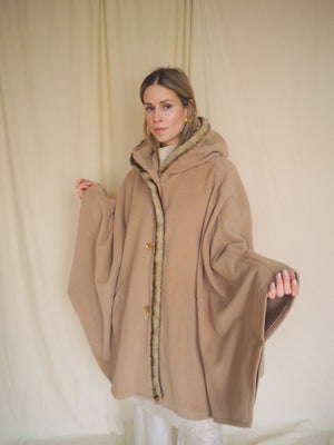 Cashmere & Wool Poncho