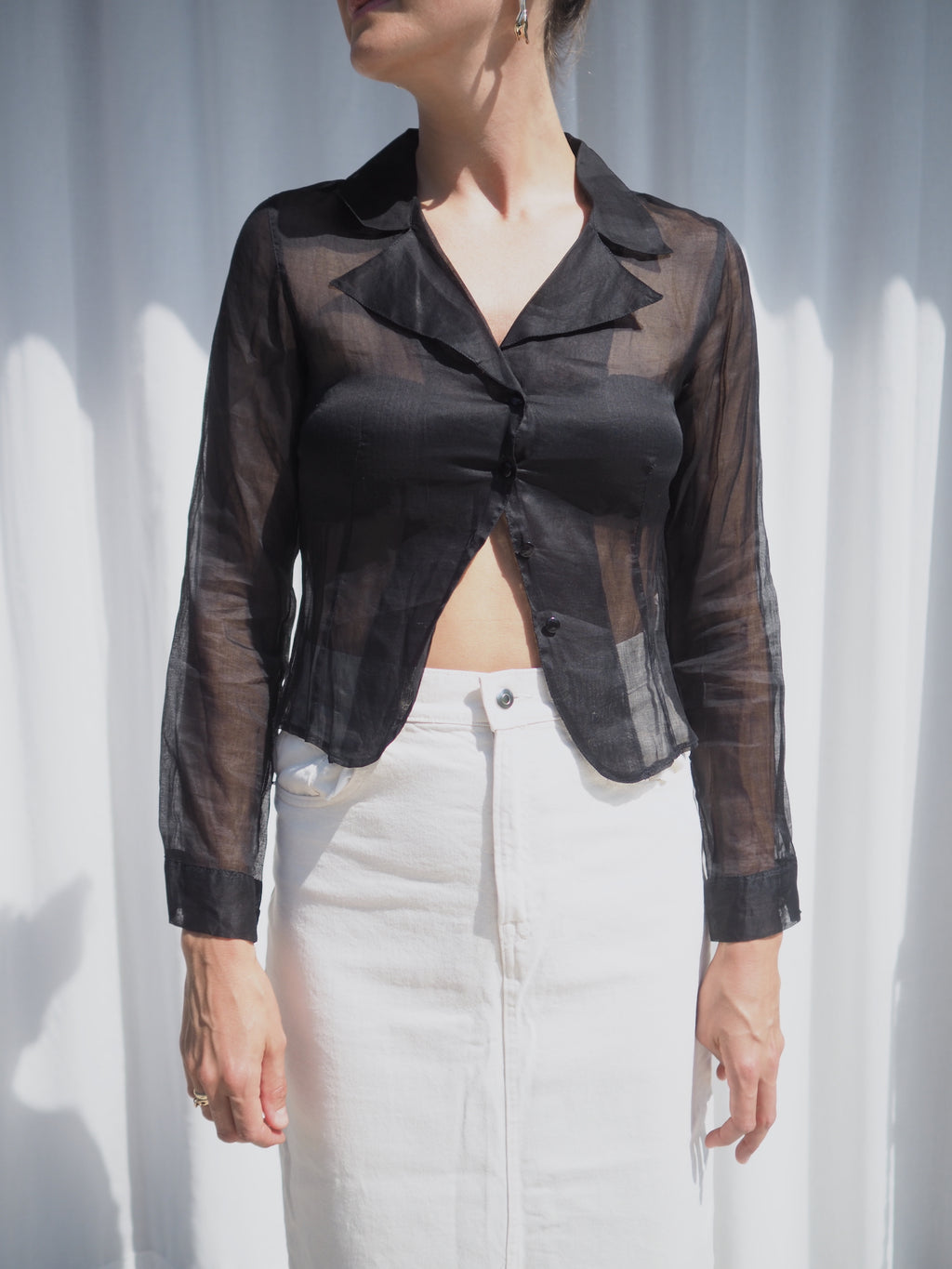 Anne Fontaine Sheer Blouse